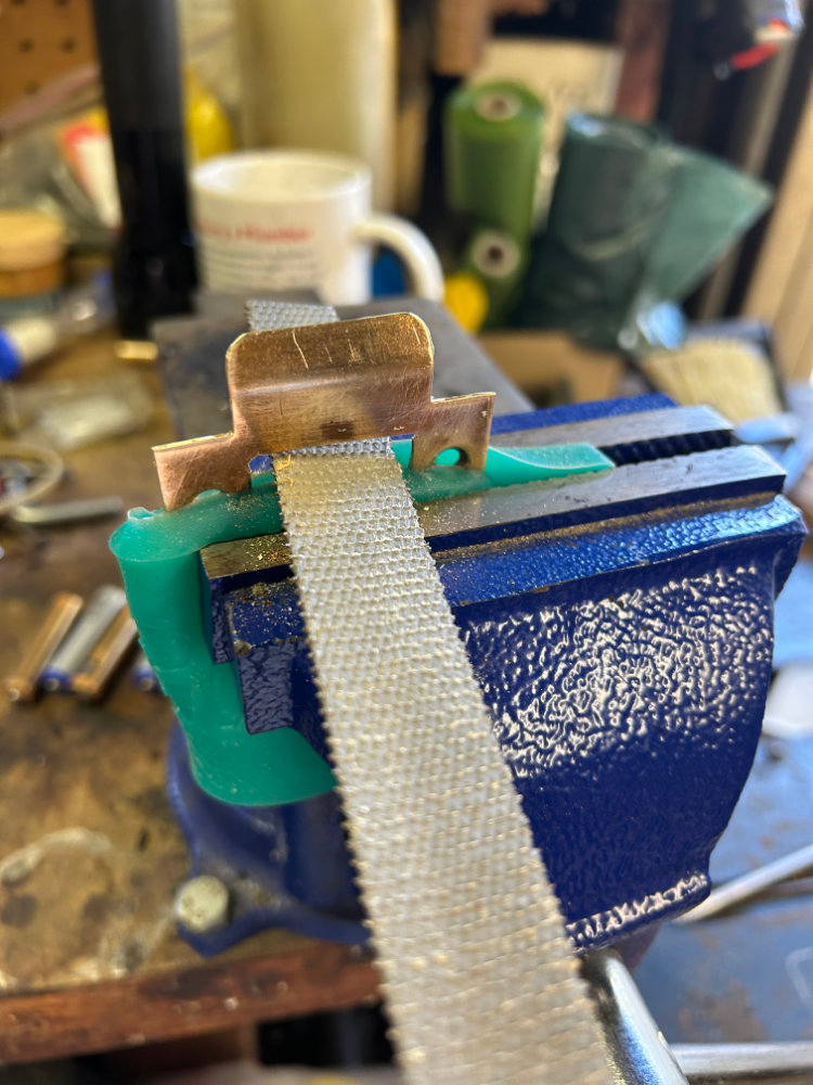 Vice holding door catch
